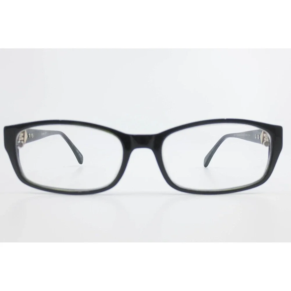 Penn Avenue Royale 1201 Green Tortoise Rectangular Eyeglass Frames 52-17-140